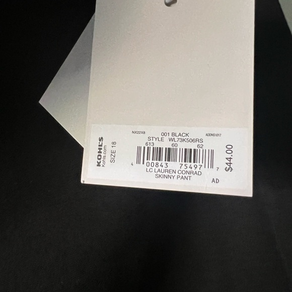 Lauren Conrad Skinny mid rise pants - Picture 2 of 6